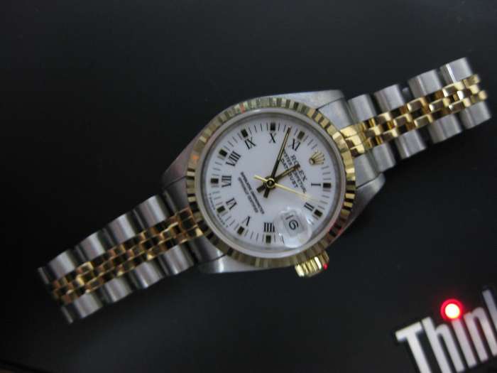 <em>劳力士rolex</em>恒动日志69173<em>机械女表</em>