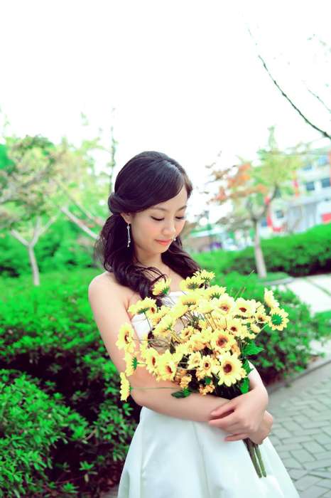 应聘婚纱照模特_求职婚纱模特工作(3)