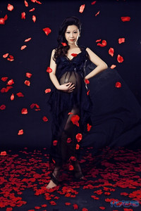 幸福一刹那 感谢化蝶孕摄影 给我完美的记录 O