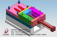 常州学模具好模具设计v模具分模拔模拆电极轧子机设计图图片