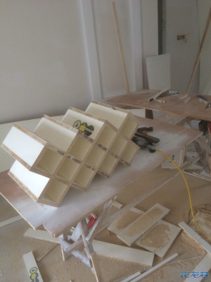 家用酒柜制作讨论,做个这样的酒格,给人的视觉