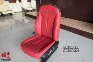 【常州粤诚汽车真皮内饰改装】宝马220i座椅包