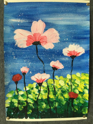 孩子学校美术作业不会画怎么办