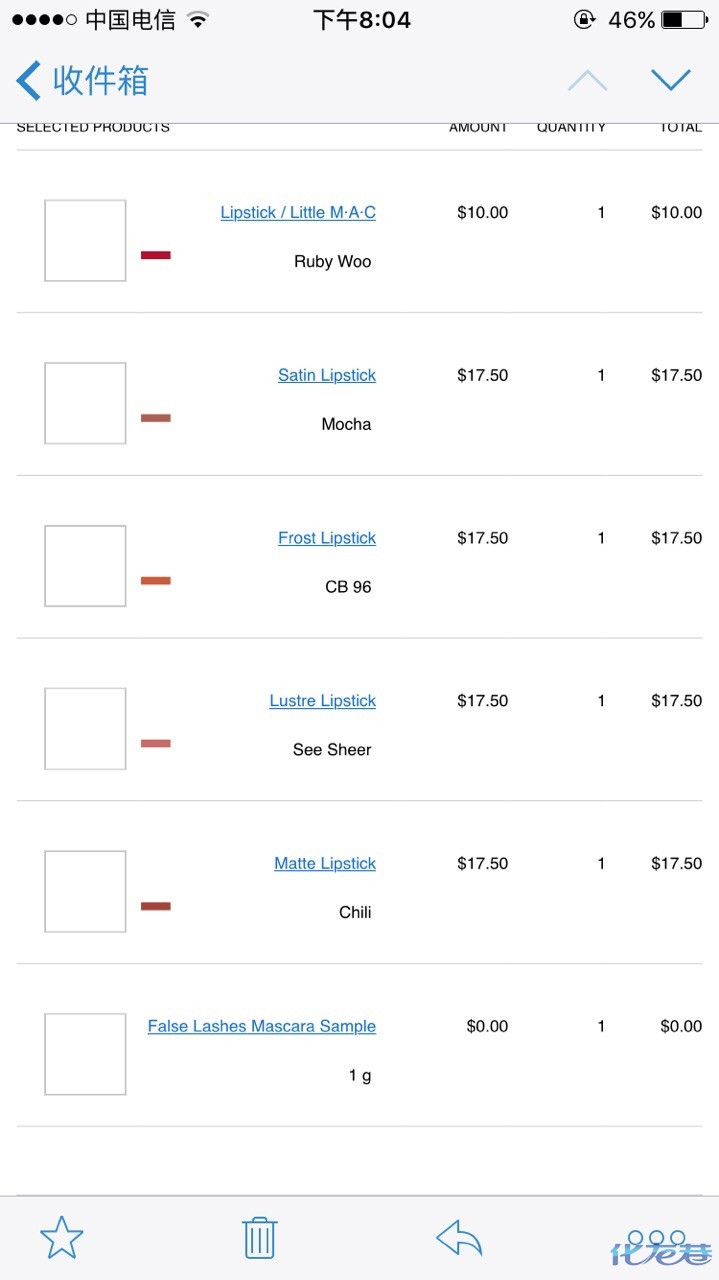 美国官网mac买口红,拼单价120