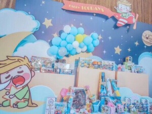 泡泡龙宝宝宴会策划宝宝满月宴百日宴周岁宴生