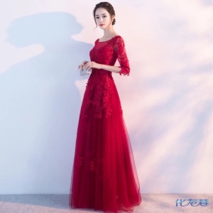 礼服选什么颜色好?敬酒服一定得要大红色的吗