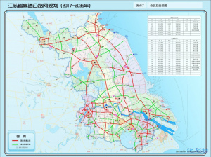 江苏高速规划2030图,江苏交通规划2035 2017-2035江苏省高速公路网规划高清图出炉!大家快来看看!