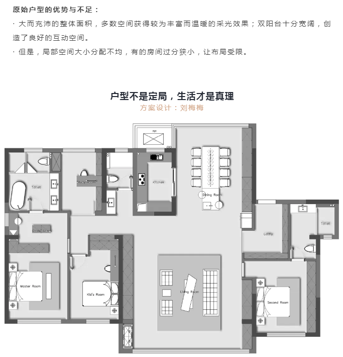 【凯纳装饰·全案设计】星河国际星河赋 165,185,224㎡全户型解析