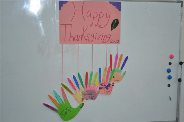 加州美语感恩节活动通知(2012年11月23日)