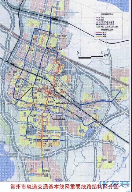 常州最新地铁规划图