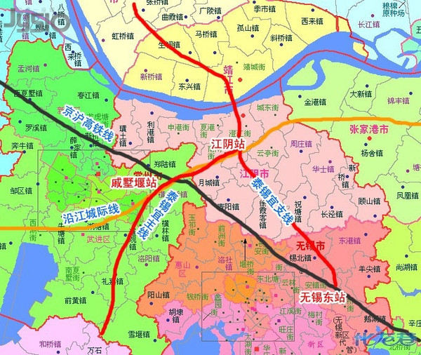 常州政府需要重点支持和争取:变更规划后的"泰靖常宜城际铁路"