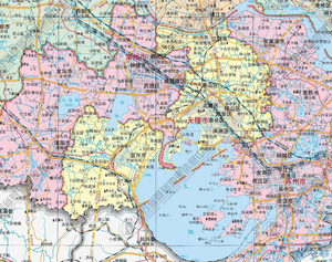 太湖水域划分地图,常州