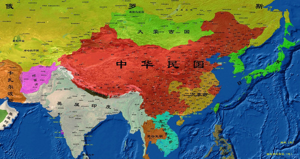 【结局】中国历史地图…重绘详细版…从地图中