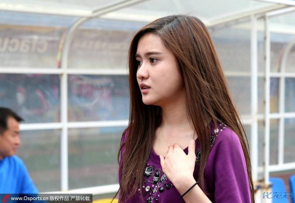 四川力达士美女董事长艾如现场观战助阵并在赛