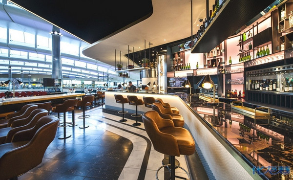 伦敦时尚|希西罗机场完美主义咖啡厅,风格优雅