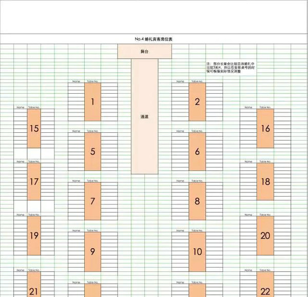 这7个Excel表格,你的婚礼一定用的到,几张表格