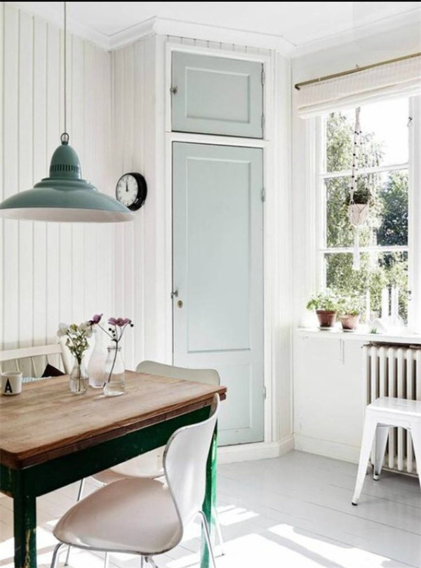 【3D木门·德系精工】单调的室内,一扇有色门