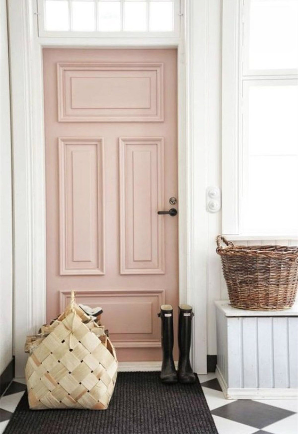 【3D木门·德系精工】单调的室内,一扇有色门