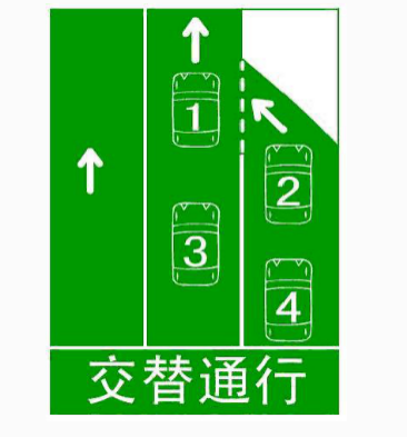 有些小伙伴可能觉得陌生 我国道路交通安全法 对"交替通行"也有明确