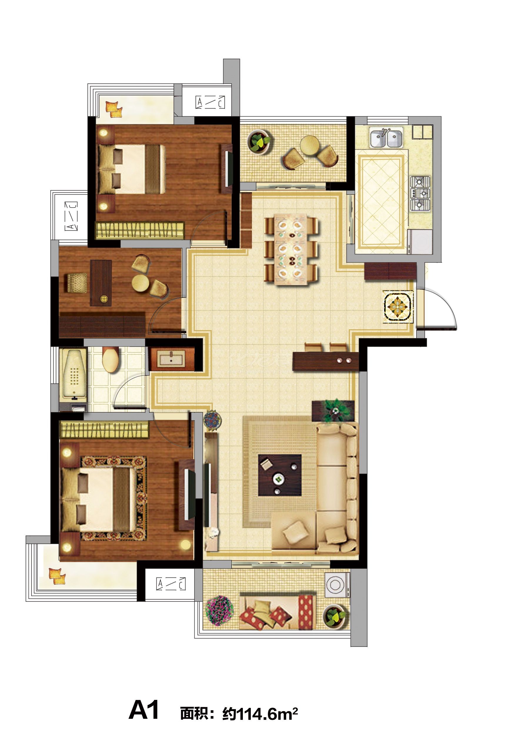 御景澜湾户型图