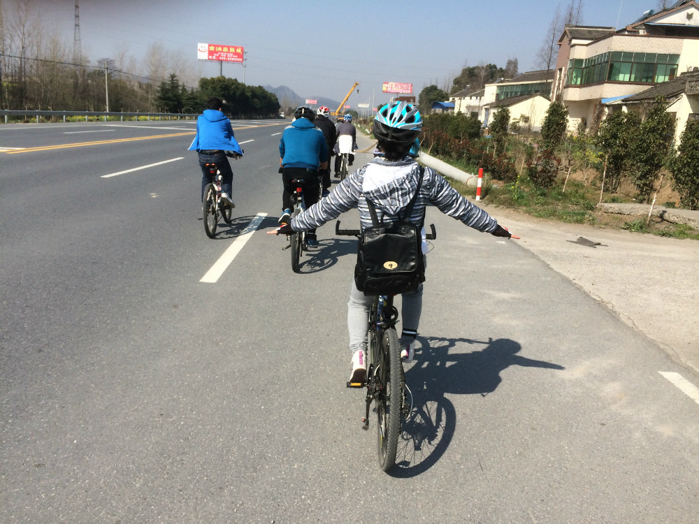 3月22日,常州酷騎單車丹陽水晶山騎行,個別小夥伴沒戴頭盔,嚴厲批評!