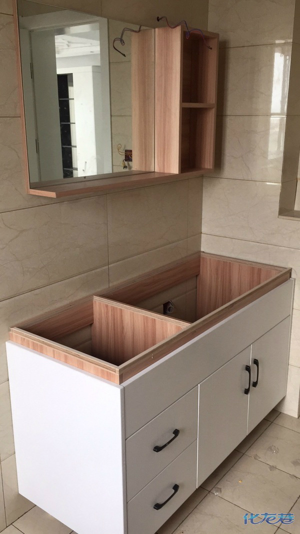 【小二跟单】逸兴聚缘公寓9栋,实木多层板柜体橱柜,安装完毕.