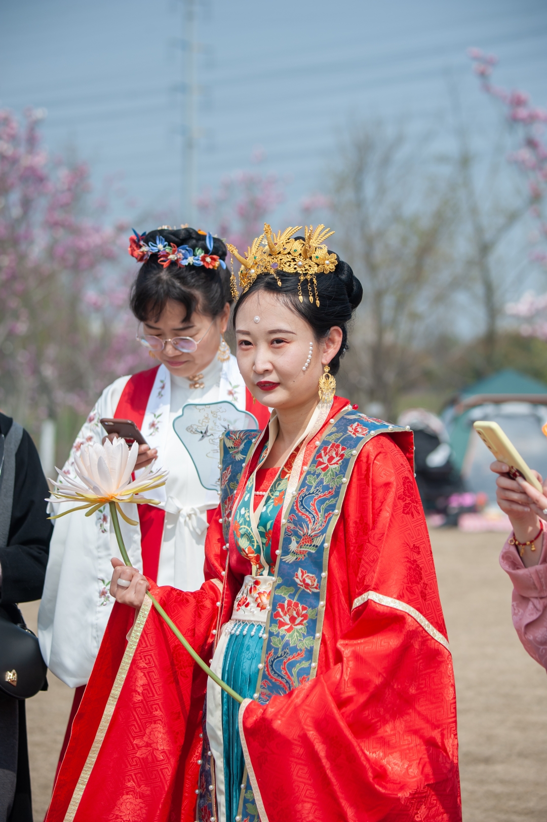 3月14日常州市民协汉服社于新北新龙生态林举行2021年常州花朝节活动