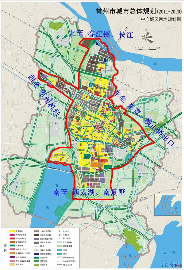 国务院刚刚通过的《常州市城市总体规划2011