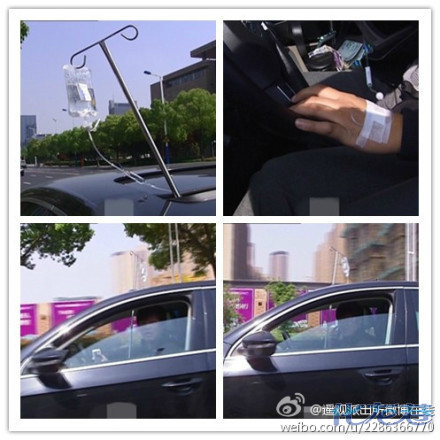 近日江苏警方拦下一辆车,开车男子竟然挂着点滴打手机,不作死就不会死