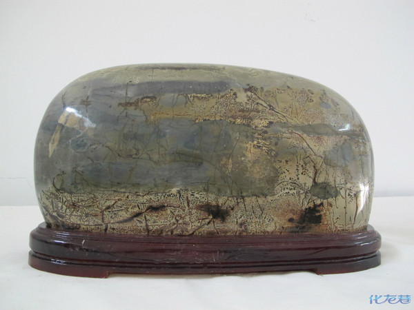 此石形成于几亿年前的寒武纪,有极高的观赏和收藏价值