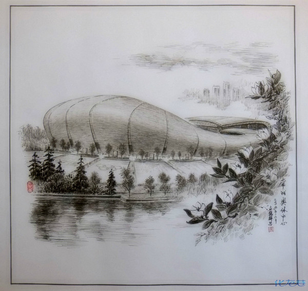 孟鹤群以钢笔画《画常州,说常州》向大家拜年啦!(7)20张