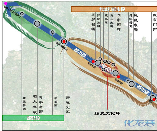 常州古运河地图图片